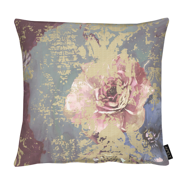 Kissenbezug Noemi - Polyester - Graublau - 46 x 46 cm