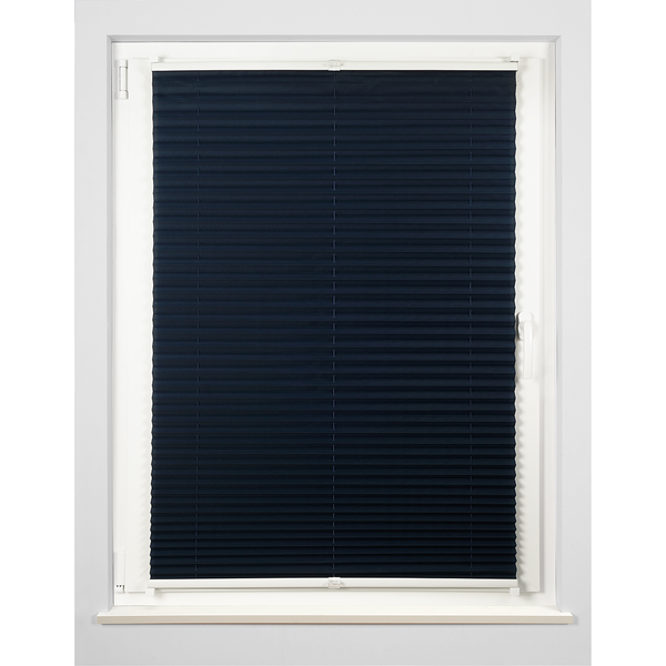 Plissee Klemmfix free - Polyester / Aluminium - Weiß - 50 x 130 cm