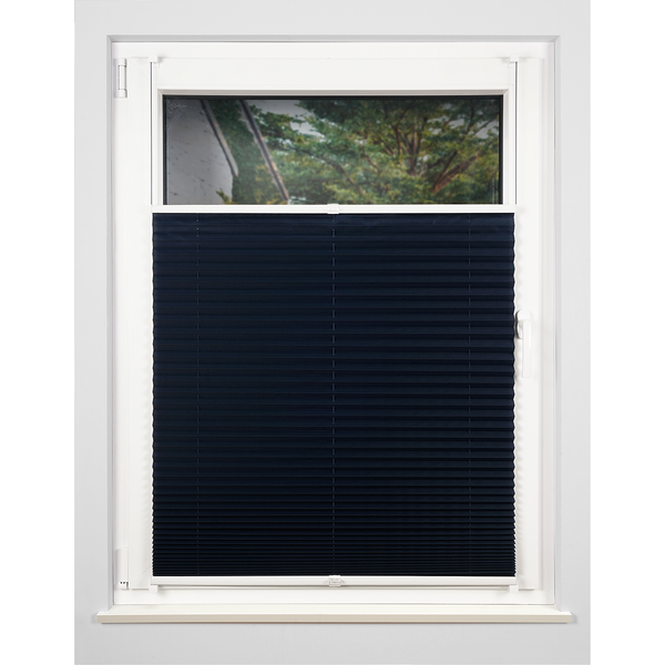 Plissee Klemmfix free - Polyester / Aluminium - Weiß - 50 x 130 cm