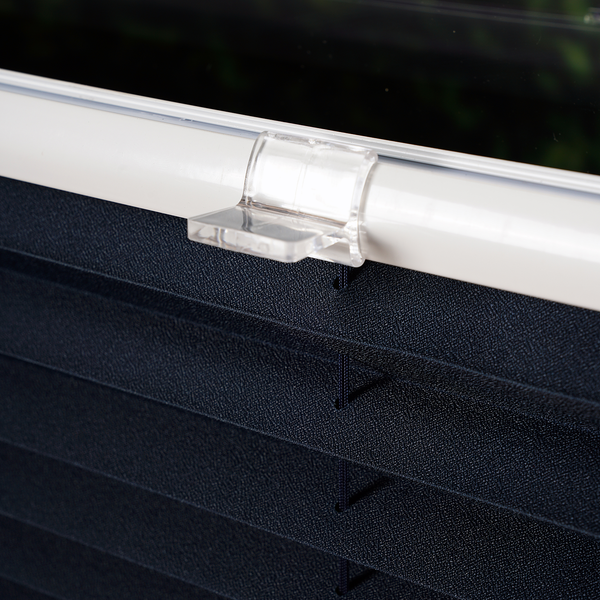 Plissee Klemmfix free - Polyester / Aluminium - Weiß - 50 x 130 cm