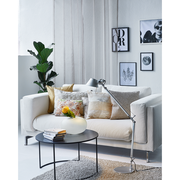 Kissenbezug Renzo - Mischgewebe - Creme