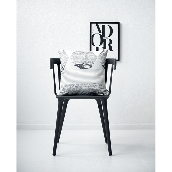 Dekokissen Renzo - Mischgewebe - Altweiß