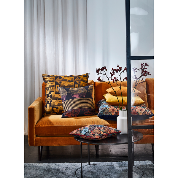 Dekokissen Renzo - Mischgewebe - Dunkelgrau