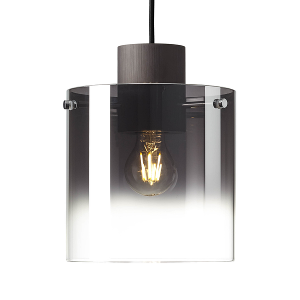 Pendelleuchte Beth - Spiegelglas / Aluminium - 1-flammig