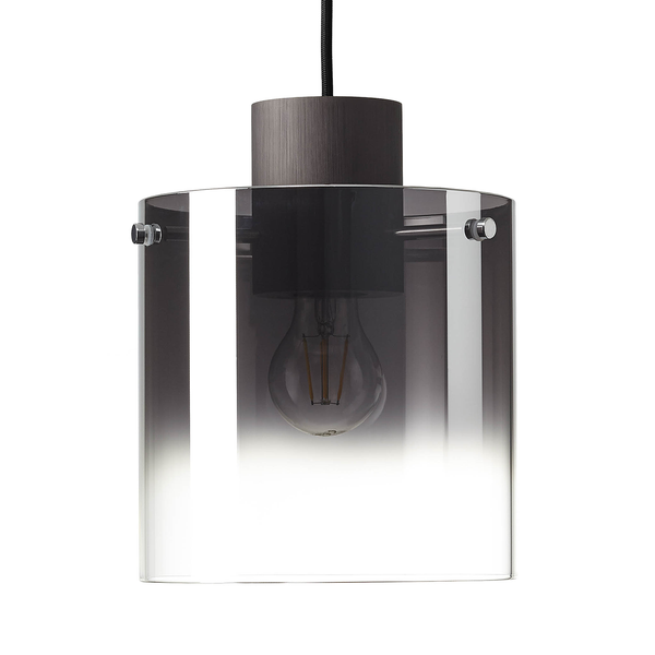 Pendelleuchte Beth - Spiegelglas / Aluminium - 1-flammig