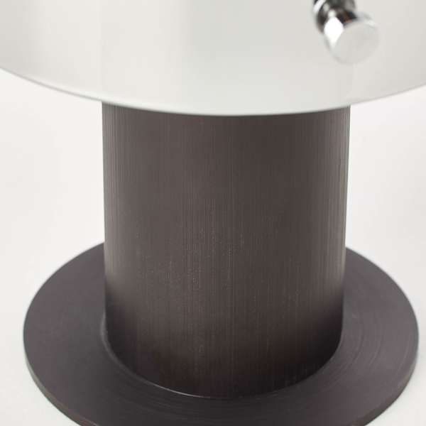 Tischleuchte Beth - Spiegelglas / Aluminium - 1-flammig