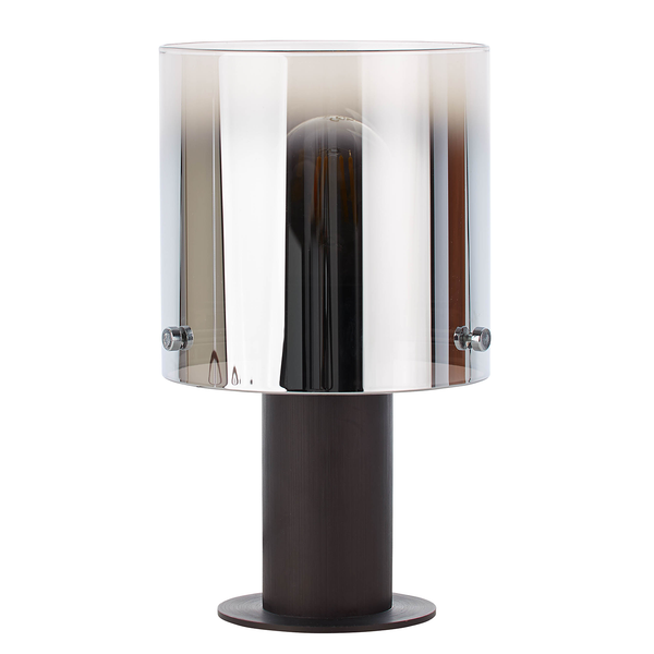 Tischleuchte Beth - Spiegelglas / Aluminium - 1-flammig
