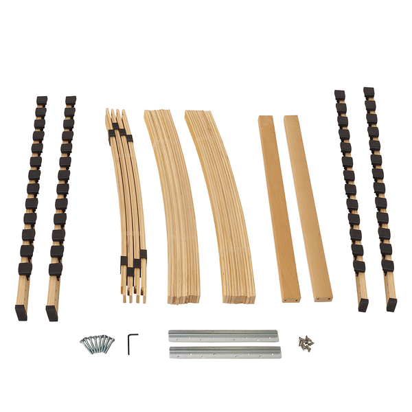 Lattenrost Rubin I - Buche - Natur / Anthrazit - 80 x 200cm