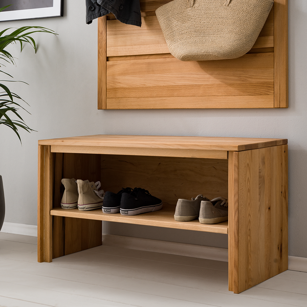 Garderobenbank DeeWOOD - Buche massiv