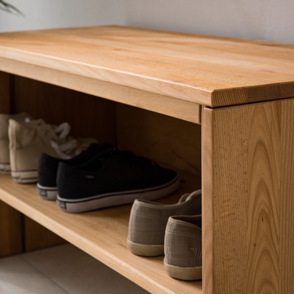 Garderobenbank DeeWOOD - Buche massiv