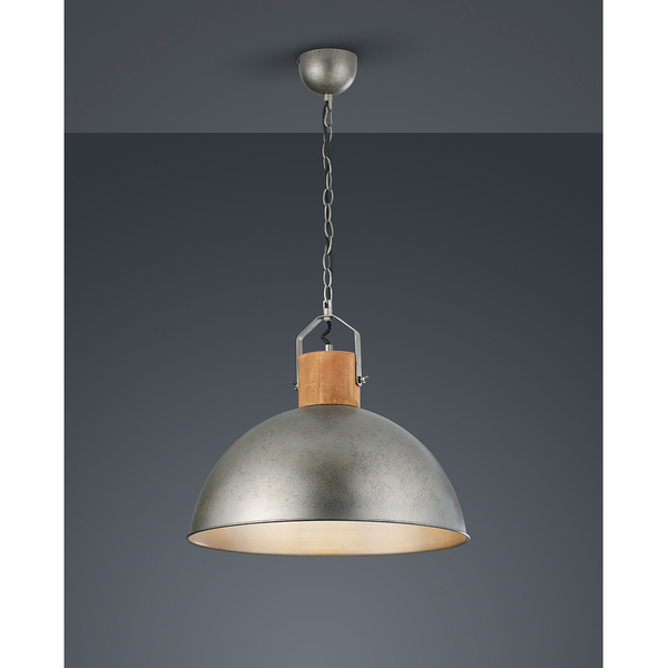 Pendelleuchte Delhi I - Aluminium - 1-flammig