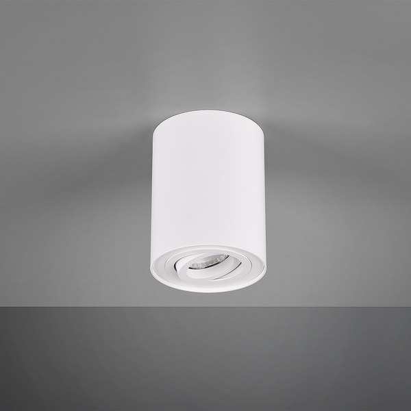 Deckenleuchte Cookie - Aluminium - Weiß - Flammenanzahl: 1