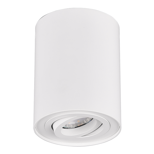 Deckenleuchte Cookie - Aluminium - Weiß - Flammenanzahl: 1