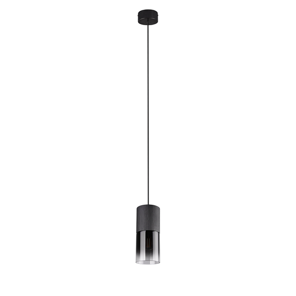 Pendelleuchte Robin I - Klarglas  / Aluminium - 1-flammig