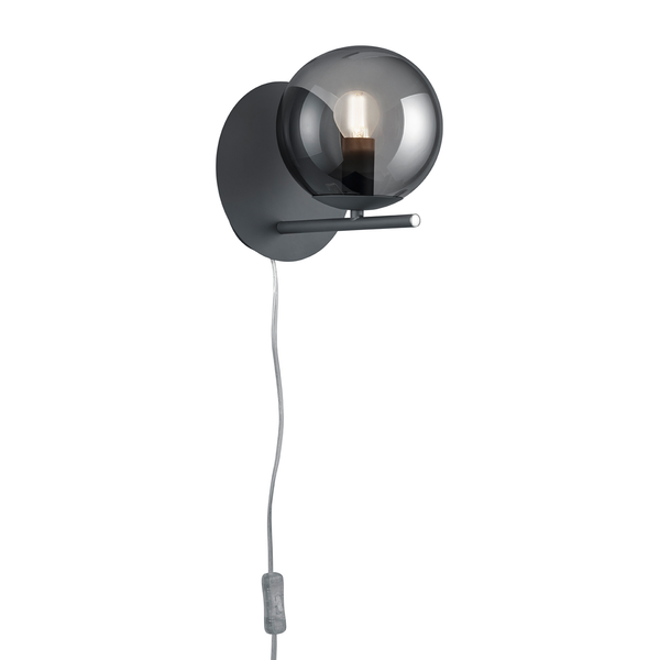 Wandleuchte Pure II - Glas / Aluminium - 1-flammig