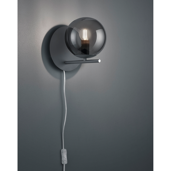 Wandleuchte Pure II - Glas / Aluminium - 1-flammig