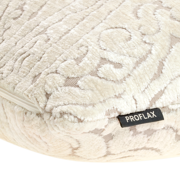 Kissenbezug Ornella - Mischgewebe - Creme