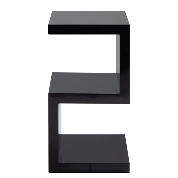 Beistelltisch Snake - Hochglanz Schwarz