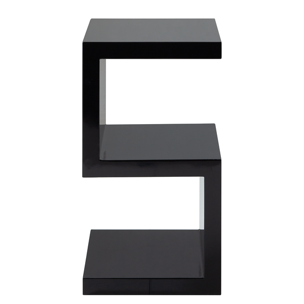 Beistelltisch Snake - Hochglanz Schwarz