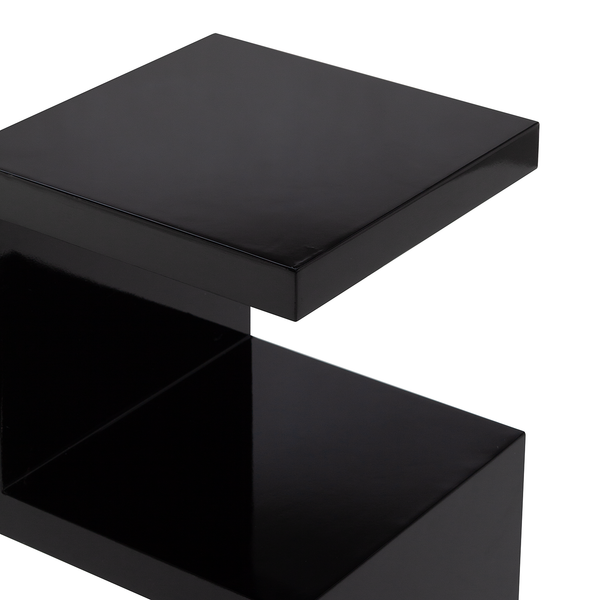 Beistelltisch Snake - Hochglanz Schwarz