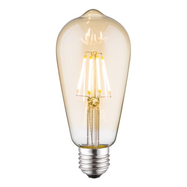 LED-Leuchtmittel DIY XII - Klarglas / Eisen - 1-flammig