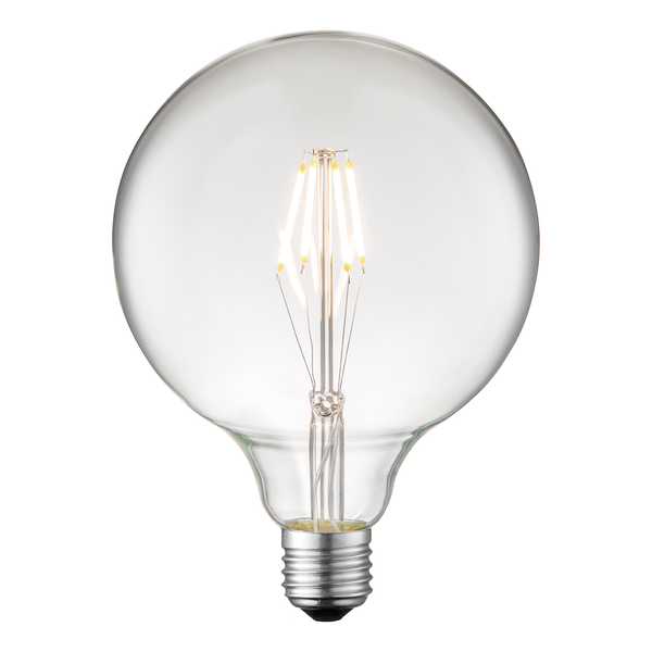 LED-Leuchtmittel DIY VI - Klarglas / Eisen - 1-flammig