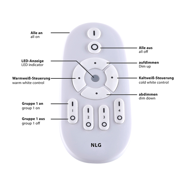 LED-Deckenleuchte Frameless VI - Acryl / Eisen - 1-flammig