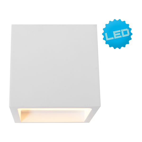 LED-Wandleuchte Novi - Stein - 2-flammig