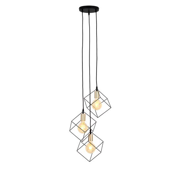 Pendelleuchte Canto - Aluminium - 3-flammig