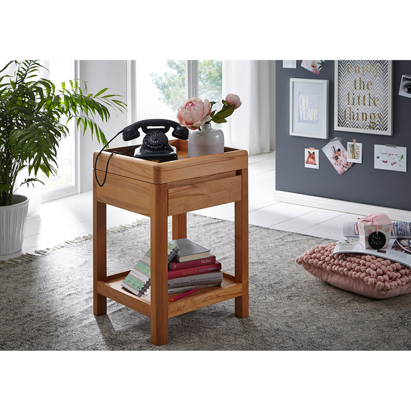 Beistelltisch Anamur II - Kernbuche massiv - Kernbuche