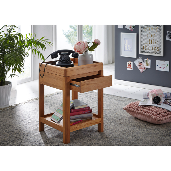 Beistelltisch Anamur II - Kernbuche massiv - Kernbuche