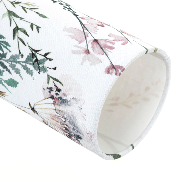 Tischleuchte Flowery Romance - Mischgewebe / Metall - 1-flammig