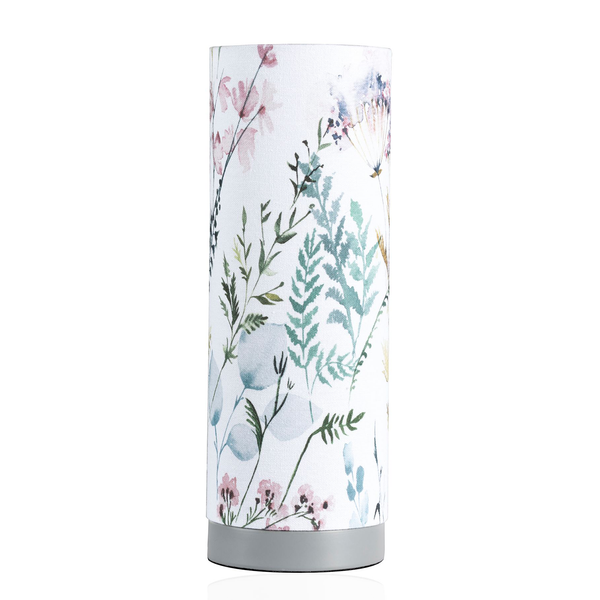 Tischleuchte Flowery Romance - Mischgewebe / Metall - 1-flammig