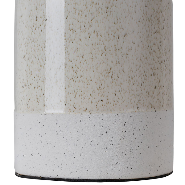 Tischleuchte Sandy Glow - MIschgewebe / Keramik - 1-flammig