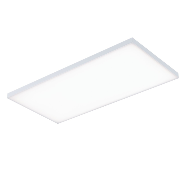 Decken- & Wandpaneel Velora X - Milchglas / Aluminium - 1-flammig