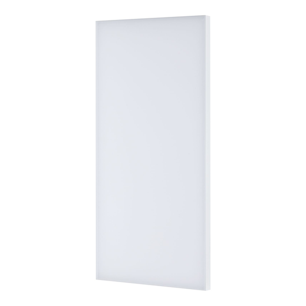 Decken- & Wandpaneel Velora X - Milchglas / Aluminium - 1-flammig