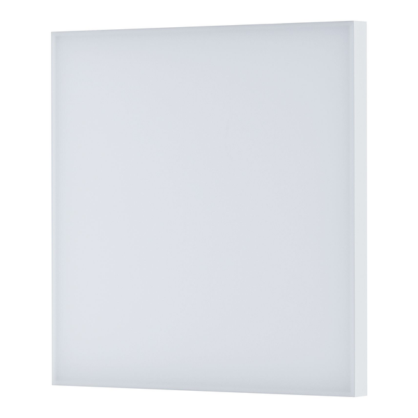 Decken- & Wandpaneel Velora IV - Milchglas / Aluminium - 1-flammig