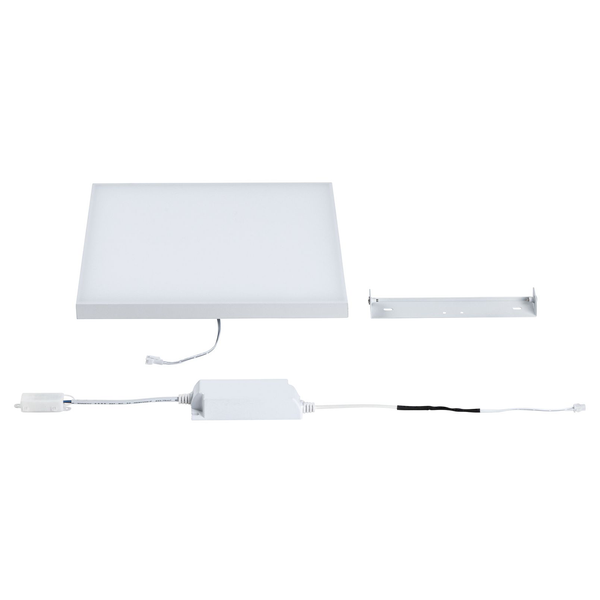 Decken- & Wandpaneel Velora IV - Milchglas / Aluminium - 1-flammig