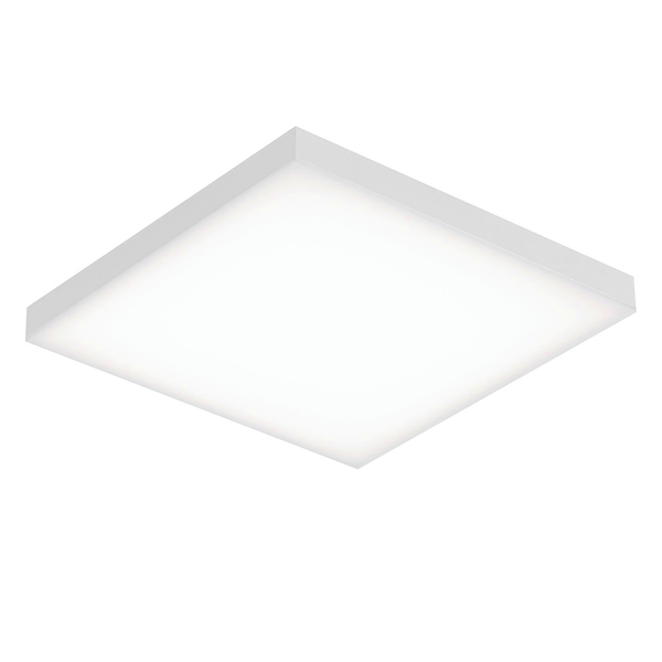 Decken- & Wandpaneel Velora II - Milchglas / Aluminium - 1-flammig