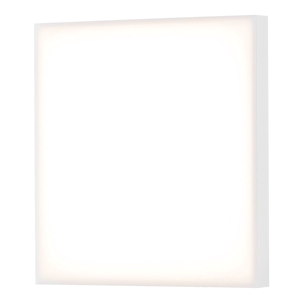 Decken- & Wandpaneel Velora II - Milchglas / Aluminium - 1-flammig
