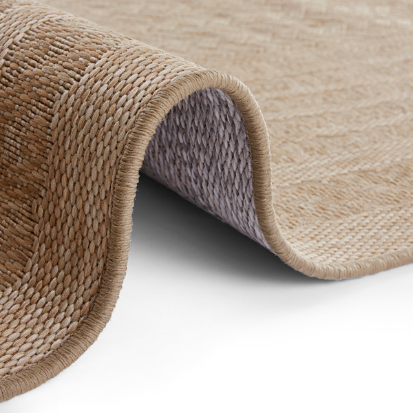 In- & Outdoorteppich Limonero - Kunstfaser - Sand - 80 x 150 cm