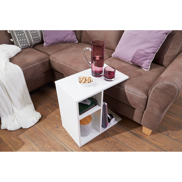 Beistelltisch Drangan - Weiß