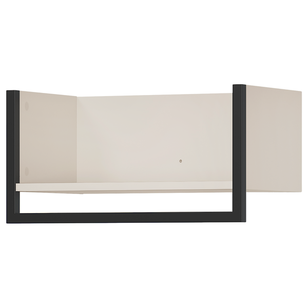 Wandgarderobe Madeo - Kaschmir / Schwarz - Breite: 51 cm