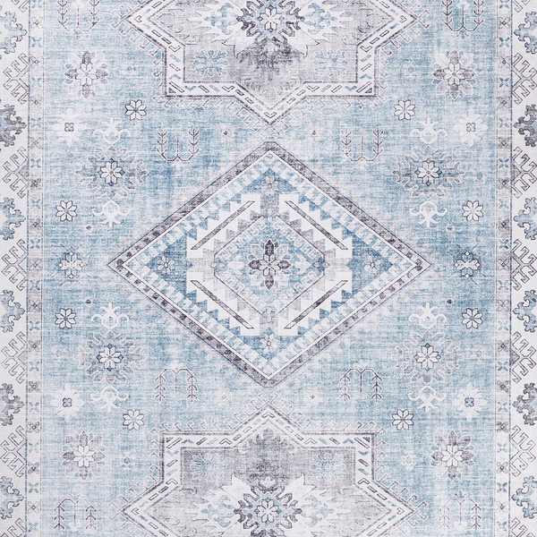 Läufer Gratia - Webstoff - Jeansblau