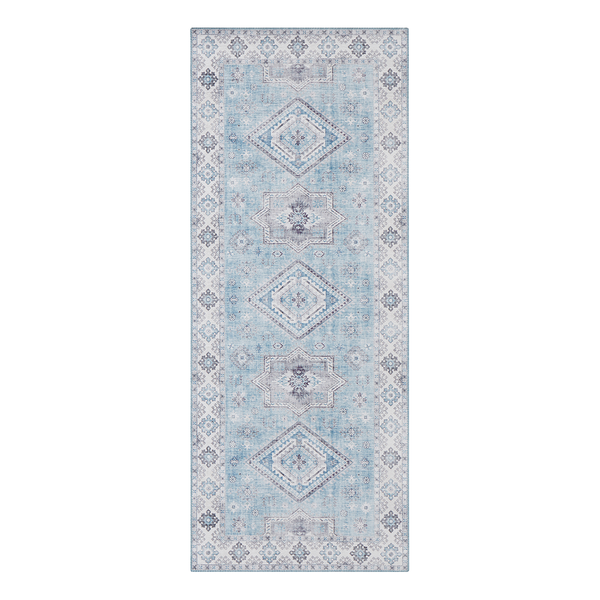 Läufer Gratia - Webstoff - Jeansblau