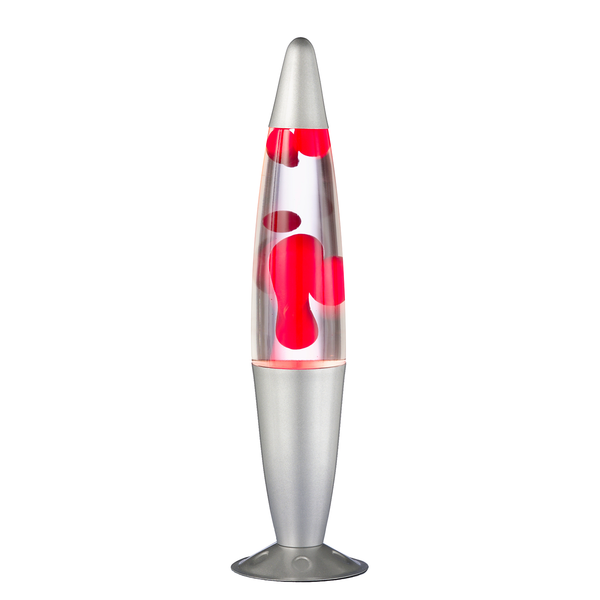 LED-Tischleuchte Lava I - Klarglas / Aluminium - 1-flammig