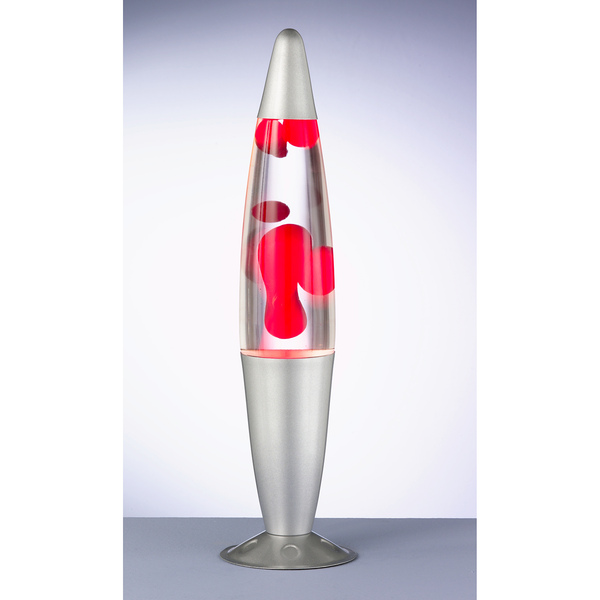 LED-Tischleuchte Lava I - Klarglas / Aluminium - 1-flammig