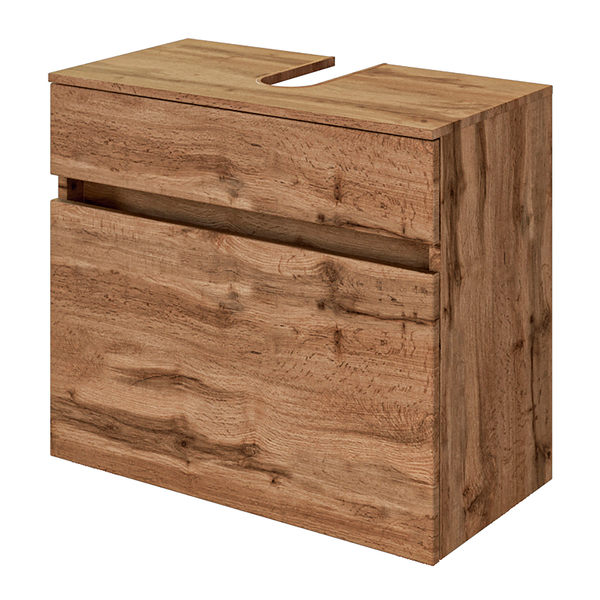 Waschbeckenunterschrank Tira - Wotaneiche Dekor