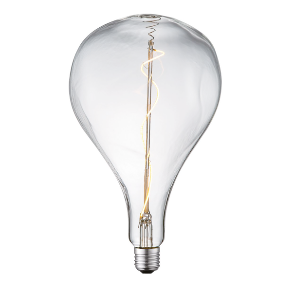 Leuchtmittel Ambler - Klarglas / Aluminium - 1-flammig