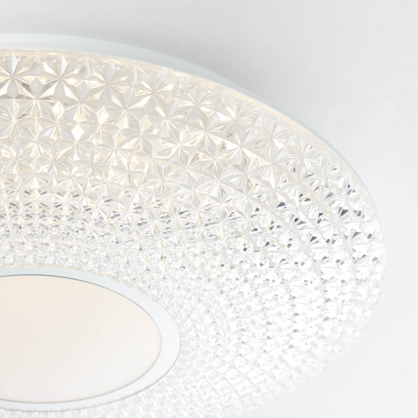 LED-Deckenleuchte Lucian - Acrylglas / Stahl - 1-flammig